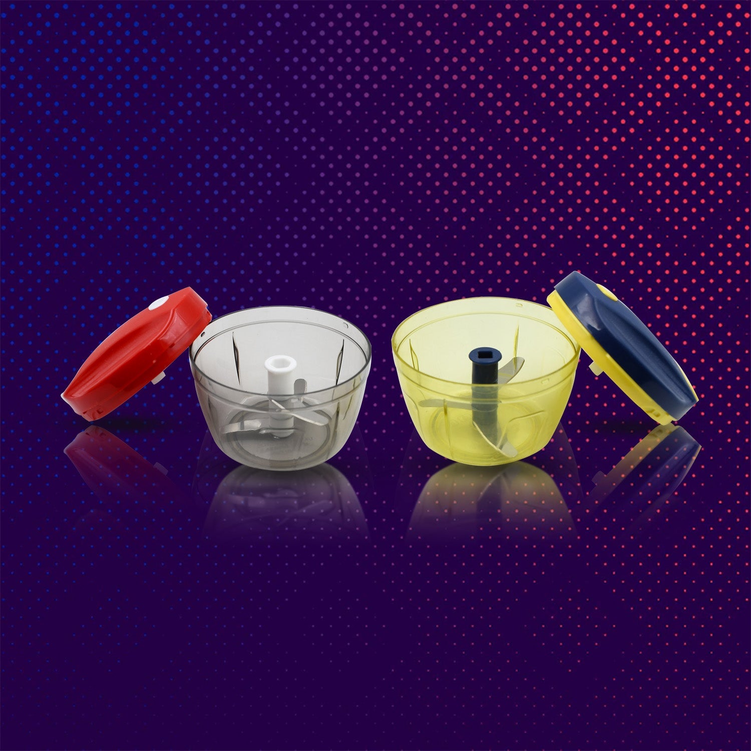 2283 Mix Color Manual Mini Small Plastic Food Chopper Handy Mini Plastic Vegetable Chopper Cutter, Onion Chopper Vegetables for Kitchen Accessories with 3 Blades (375 ml) (Mix 1 Pc) 2283 Mix Color Manual Mini Small Plastic Food Chopper Handy Mini Plastic Vegetable Chopper Cutter, Onion Chopper Vegetables for Kitchen Accessories with 3 Blades (375 ml) (Mix 1 Pc)